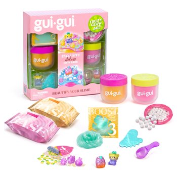 Gui Gui Beautify Your Slime Fruity Glow Deluxe Twin Pack
