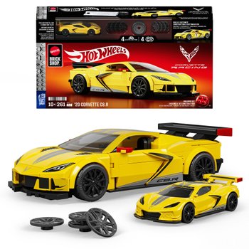 Hot Wheels - Mattel Brick Shop 1/32 Véhicule Corvette C8.R