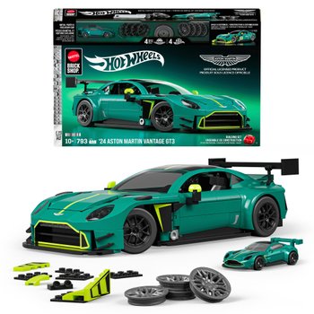 Mattel Brick Shop Hot Wheels Elite Series '24 Aston Martin Vantage GT3 Building Set