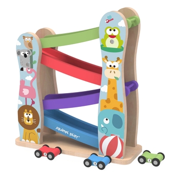 Squirrel Play Holz Rampenrennbahn