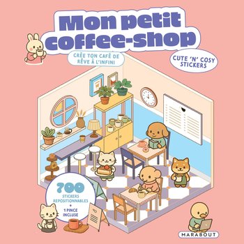 Cute 'N' Cosy Stickers - Livre d'Activités Mon petit Coffee-shop