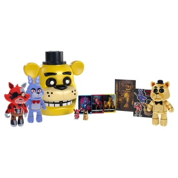 Five Nights at Freddy's Golden Animatronic Freddy Collector Bundle