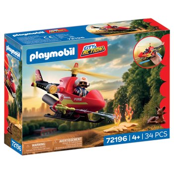 Playmobil - City Action 72196 Hélicoptère de Pompiers