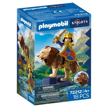 PLAYMOBIL Knights 72212 Löwe mit goldenem Ritter