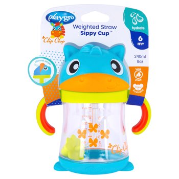 Playgro Clip Clop Straw Sippy Cup 240ml