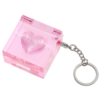Mini Glam - Porte-Clés Crème Pailletée - Modèle Aléatoire