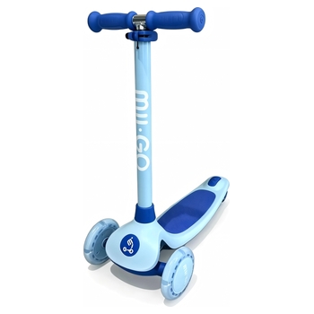 MiiGo 3 Wheel Scooter with LED Wheels Blue
