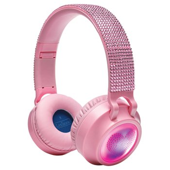 Lexibook - Casque Audio Bluetooth Sans Fil Rose à Strass