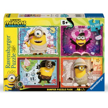 Ravensburger Minions & Monsters Jigsaw Puzzles Bumper Pack 4 x 100 Pieces