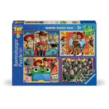 Ravensburger Disney Pixar Toy Story 5 Jigsaw Puzzles Bumper Pack 4 x 100 Pieces
