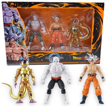 Dragon Stars Action Figure Battle 3 Pack Ultra Instinct Goku Vs Jiren Vs Golden Frieza