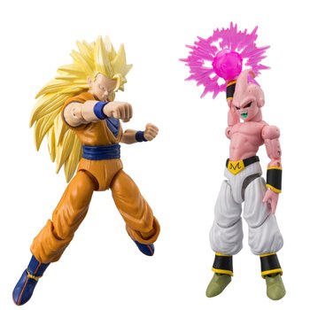 Dragon Stars Action Figure Battle Pack Goku Super Saiyan 3 Vs Majin Buu (Final Form)