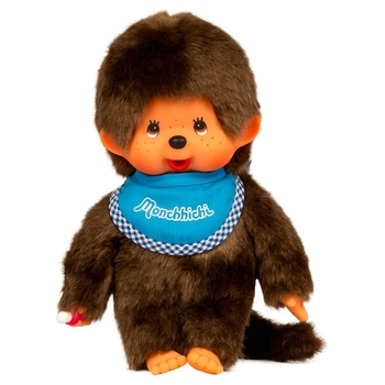 Monchhichi Classic Plush Doll Blue 20cm