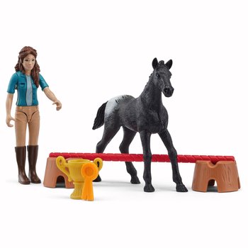 schleich HORSE CLUB 81539 Snowy wint het Toernooi