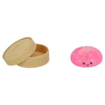 Squishy Dumpling à Paillettes - Jouet Anti-Stress 10 cm - Modèle Surprise