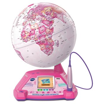 VTech - Genius XL Globe Vidéo Interactif - Rose