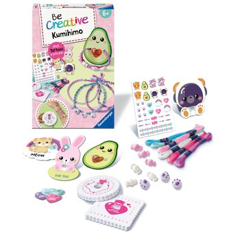 Be Creative - Coffret Bracelets d'Amitié & Tatouages