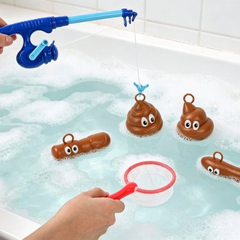 Pocket Play Poop Fishing Game
