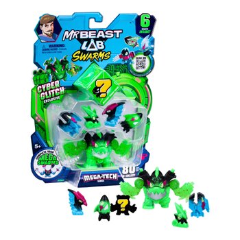 MrBeast Lab Swarms MEGA-TECH Series Cyber Glitch 6 Pack Assortment