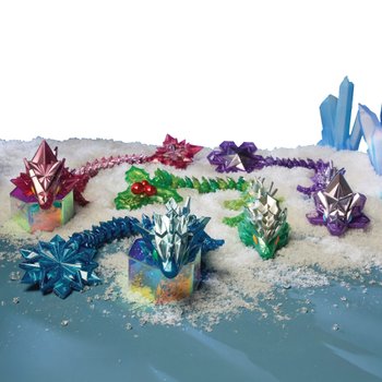 CrystaLynx Winter Guardian Drache Fidget Toy sortiert