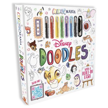Disney Doodles Sketchbook with Built-In Easel and Markers