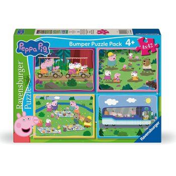 Ravensburger Peppa Pig Jigsaw Puzzles Bumper Pack 4 x 42 Pieces