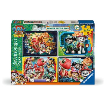 Ravensburger Paw Patrol: The Dino Movie Jigsaw Puzzles Bumper Pack 4 x 100 Pieces