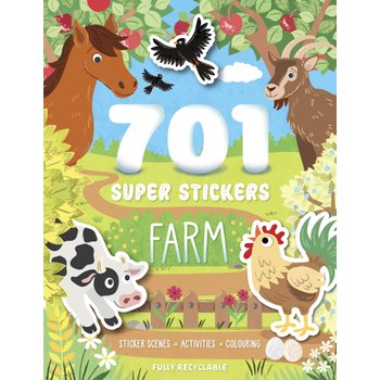 701 Super Stickers Farm Activity Book