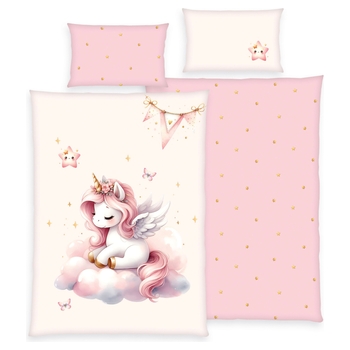 Herding Bettwäsche Set 100 x 135 cm Einhornzauber