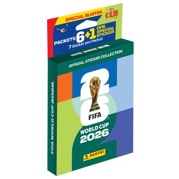 Panini FIFA Weltmeisterschaft 2026 Offizielle Sticker Sammlung Eco Pack 6 Päckchen sortiert