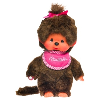 Monchhichi Classic Girl Pink Plush Doll 20cm