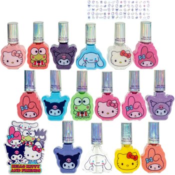 Hello Kitty & Friends Nail Polish Set with Accessories 16 Pack