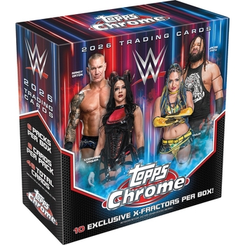 WWE - Topps Chrome Mega Box 48 Cartes