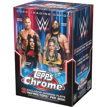 WWE - Topps Chrome Value Box 28 Cartes