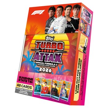 Topps Turbo Attax Formula 1 Official Stickers 2026 Mega Tin Assortment