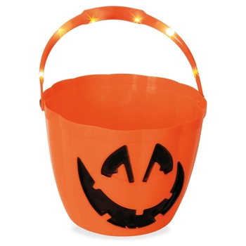 Halloween Kürbis Eimer blinkend