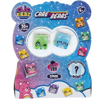 Clickeez Care Bears 3 Pack Assortment