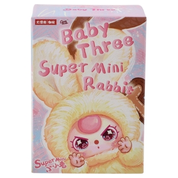 Baby Three Super Mini Rabbit Mystery Plush Keychain Assortment
