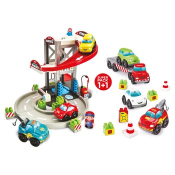 Abrick - Coffret Garage et 3 Véhicules