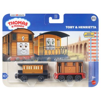 Thomas & Friends Push Along Diecast Train Toby & Henrietta