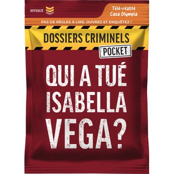 Dossiers Criminels - Pocket Qui a Tué Isabella Vega ?