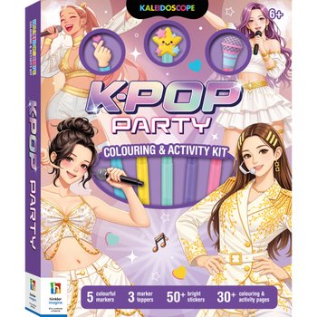 Kaleidoscope Colouring K-Pop Party Colouring and Activity Kit