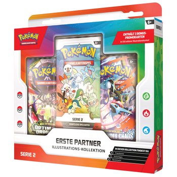 Pokémon Karten Illustrations-Kollektion Erste Partner Serie 2 sortiert