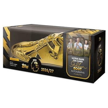 Topps Premier League Official Trading Cards 2026/2027 Gold Boot Tin Assortment