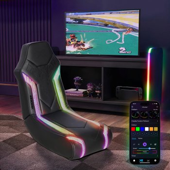 X Rocker Orbit RGB 2.0 Audio Gaming Floor Rocker
