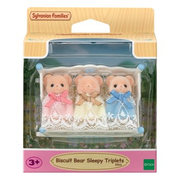 Sylvanian Families Biscuit Bear Sleepy Triplets Set