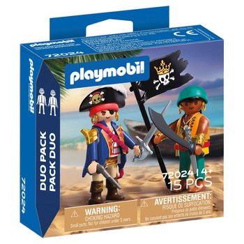 PLAYMOBIL Pirates 72024 Piratenduo met Vlag