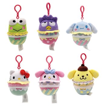 Hello Kitty Cupcake Plush Keychain Blind Box Assortment 10cm