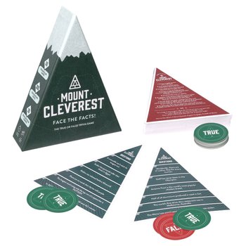 Mount Cleverest Original Edition The True or False Trivia Card Game