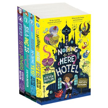 Nothing to See Here Hotel by Steven Butler 4 Book Box Set